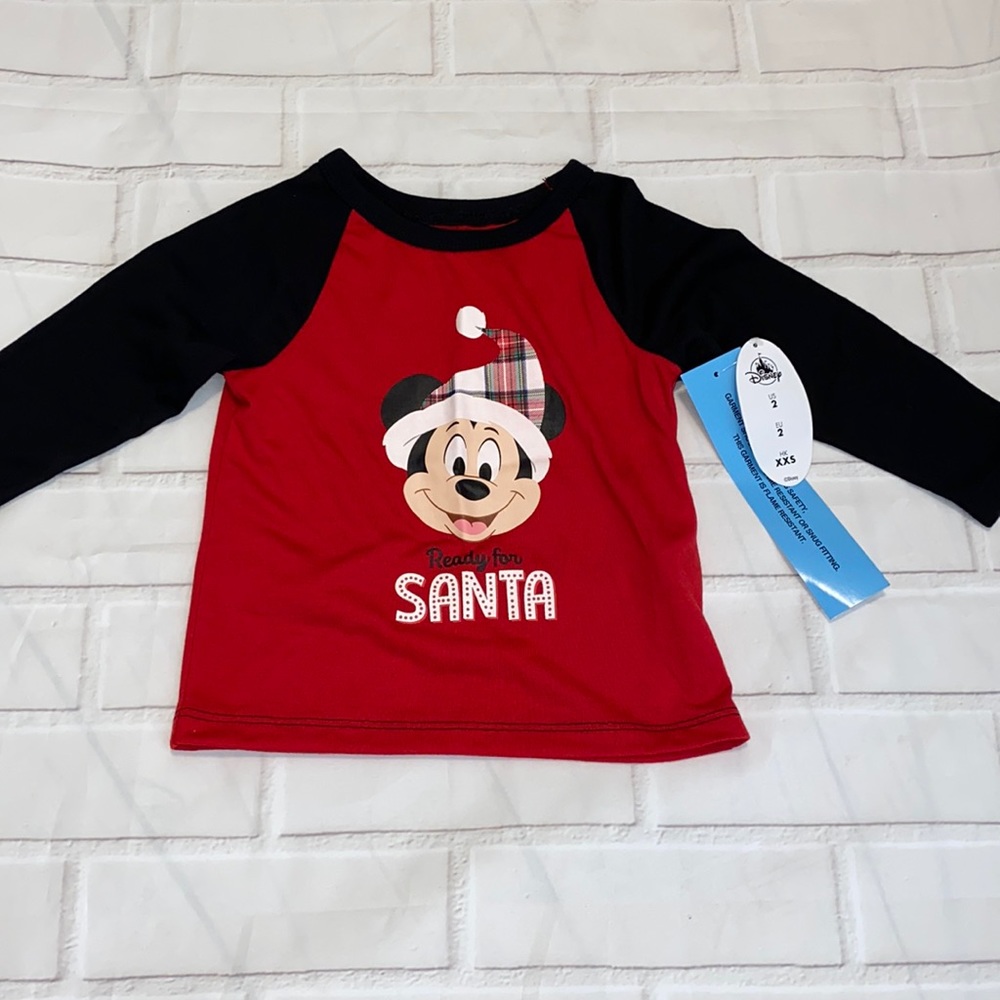 WALT DISNEY WORLD READY FOR SANTA MICKEY SHIRT